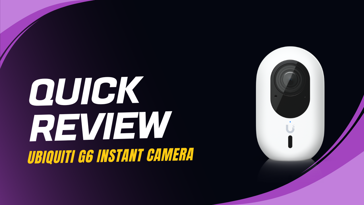Ubiquiti G6 Instant 4K Camera
